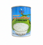 Can of TAS Young Coconut Stripped in Heavy Syrup on a white background