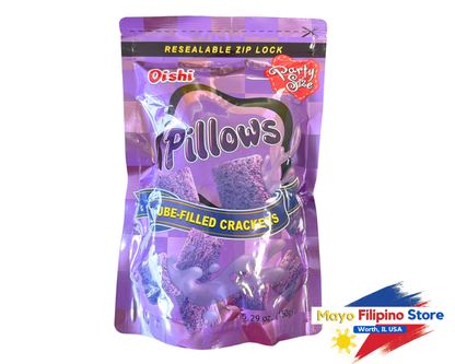 Oishi Pillows Ube Filled Crackers 150g Big